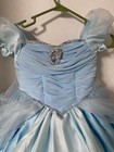 Disney Princess Costume Blue Hoop  Dress Little Girl Read Size In Description