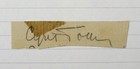 Cut Signature From Cyril Tolley - 1920   1929 British Amateur Champion