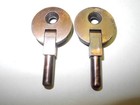 Vintage Singer Sewing Machine Cabinet Head Pin Hinge Set  1 Hole  Antique Copper