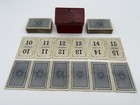 Antique 1913 Flinch Card Game In Original Box 150 Cards Near Complete