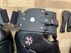 Asterisk Ultra Cell 4 1 Knee Braces Black Pair Large Size Open Box