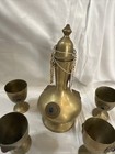 Vintage  antique Brass Turkish 5 Piece Pakistan Set 