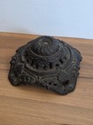 Antique Art Deco Cast Iron Floor Lamp Base 6  Ornate Metal Stand 20s 30s Parts