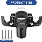 Aluminum Trailer Towing Chain Organizer With 7-way Plug Holder Rv Tongue Jack