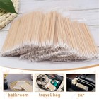 1000 Count Cotton Swabs Pointed Tip Wood Sticks Microblading Makeup Remover