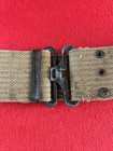 Us Military Army Wwii Ww2 Pistol Canvas Web Belt Khaki Nasco 1944
