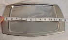 Vintage 4 Pc Ladies Dresser Vanity Set  Silver Tone  Keepsake Box Makeup Mirror