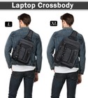 Messenger Bag For Men Canvas Sling Bag Crossbody Backpack Laptop Shoulder Bag   