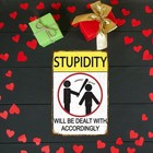 Funny Office Metal Tin Sign 8x12 Vintage Humor Wall Decor Gift