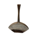 Vintage Mid Century Modern Hammered Aluminum Brutalist Style Bud Vase