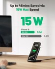 Wireless Fast Charger Charging Pad Stand Dock For Samsung Galaxy Iphone Phone