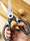 1pc Black Stainless Steel Scissor Kit - Panda Design Bbq   Kitchen Tool  - New