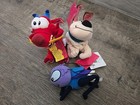 Vtg Disney Store Mulan Mushu Cricket Little Brother Mini Bean Bag Plush Set Nwt