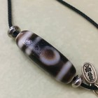       tibetan Nepalese Himalayan Old Dzi Talisman 2 Eyes Bead Amulet