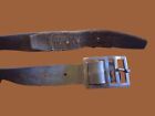 Wwii Italian Carcano M-1891 Leather Combat Belt With Buckle Original