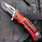 Military Tactical Camping Spring Open Assisted Folding Rescue Pocket Knife