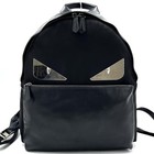 Fendi Monster Bug s Eye Backpack Large Capacity Men s Black