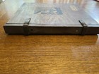 Antique Wood Cover Scraps Album Scrapbook Victorian Era Metal Clasp Ephemera