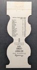 Vintage 1979 Detroit Lions Football Schedule Matchbook Cover