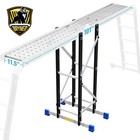 Scaffolding Platform  Work With 7 In 1 Multi-purpose 19 6ft Folding Ladder  Supp