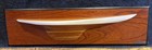 Vtg 24    Half Hull Ship Boat Solid Wooden Model  Columbia 1899 Sloop   Herreshoff