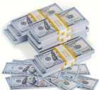  100k In Hollywood Grade Prop Replica Money Qty1000 For Music Movie Purposes