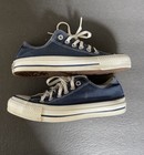 Vintage Converse All Star -made In Usa -men Size 4 5 Blue  Made In Usa