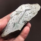 Natural Aletai Iron Meteorite 317 0 Grams End-cut Etched Perfect Fusion Crust