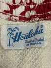 Vintage Hawaiian Swim Trunks Printed Aloha Shorts Tiki  Made In Hawaii Men Large