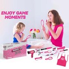 17pcs Girls Beauty Salon Set Pretend Play Hair Cutting Hairdresser Kit