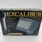Excalibur Squire Portable Electronic Chess Set 117e Complete
