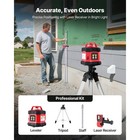 Uimoso 984ft Self-leveling Rotary Laser Level Kit With Tripod  Ip54 Protection