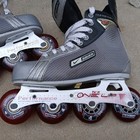 Nike Bauer Supreme Edge Inline Roller Hockey Skates Rollerskates Size 4