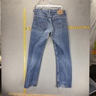 Vintage Levis 501 Jeans Mens Blue Straight Button Fly Made In Usa 90s Fits 32x30