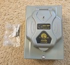 50 Amp 3-prong Ss2-50p Generator Power Inlet Box Lockable With Light Indication