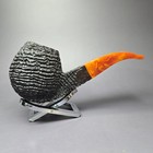 Jt Cooke 2004 Magnum Sandblasted Brandy Estate Briar Pipe  American Estates