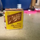 Vintage 1957 Schlitz Beer Bottle Salt   Pepper Shakers With Original Box
