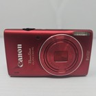 Canon Powershot Elph 130 Is   Ixus 140 16 0mp Digital Camera Red-sd Card Tested 