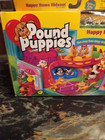 Vintage Toys 1995 Pound Puppies Teal Happy Home Hideout Play-set Galoob Nos