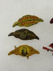 Mixed Lot Of 7 Antique Early 1900s Tin Tobacco Ad Tags Taylor Bros Red Fox 
