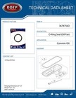 Oil Pan O-ring Cummins Isx Dual Overhead Camshaft  3678756 