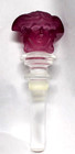 Rosenthal Versace Medusa  Purple Amethyst Frosted Wine Bottle Stopper