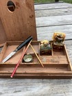 Htf Antique Devoe   Reynolds Oil Color Outfit   10 Ny Chicago Painters Box Read