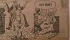 Vtg Newspaper Cartoon Clipping Depicting John Wayne s Death In 6 1979 6  X 3 5 