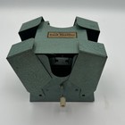 Ely Culbertson Vintage Metal Card Shuffler Hand Crank Teal Box Everything Works 