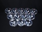 Set Of 12 Vintage Christineholm Hungary Rose 5 5  Sherbet Glasses