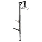2  Truck Hitch Deer Game Hoist 600lb W  Winch   Gambrel  Adjustable Height Lift