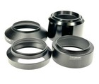 Unbranded 49mm Screw-in Metal Lens Hood Shades Lot Of 4 Hoods