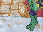1988 Teenage Mutant Ninja Turtles Tmnt Twin Sheet Set fitted flat  1 Pillow Case
