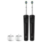 Oral-b Pro 500 Electric Toothbrush Rechargeable Black Brush Head Adults Kids New